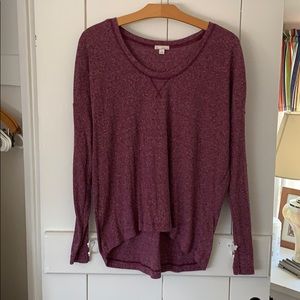 GAP Long Sleeve lightweight ribbed Tee